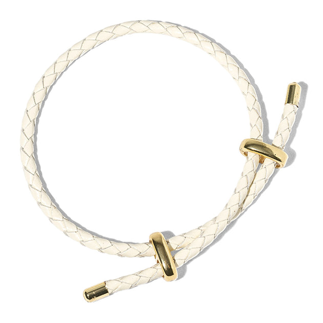 FASHNZFAB Braided Bracelet Gold Multi One Size 3