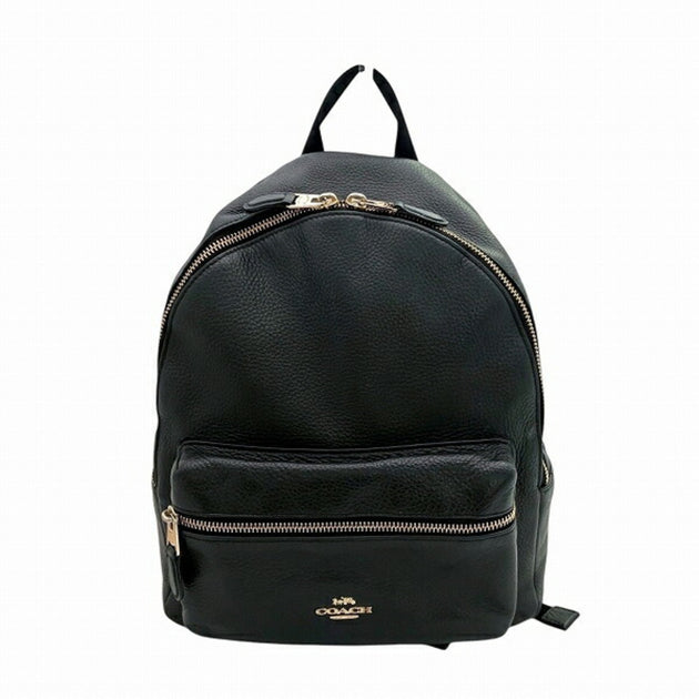 Coach Nylon Leather Backpack (pre-owned) | ShopSimon display picture 1