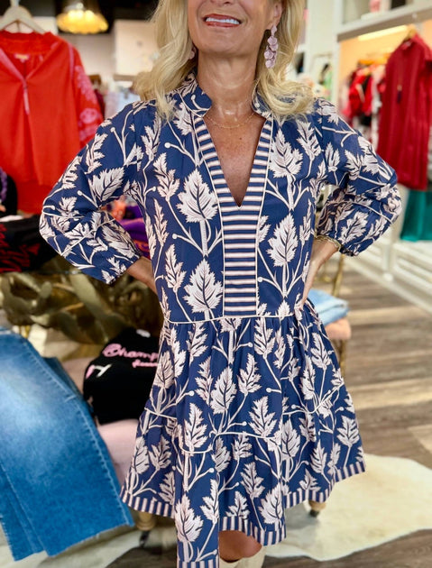 La Plage Alison Langarmkleid Blau XS 3