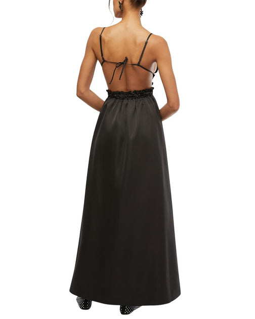 WeWoreWhat Ruffle Bib Maxi Dress
