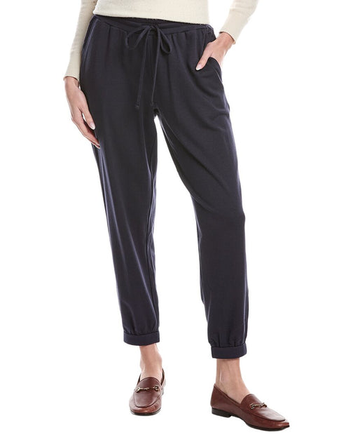 EILEEN FISHER Ankle Track Pant Blue Small 2