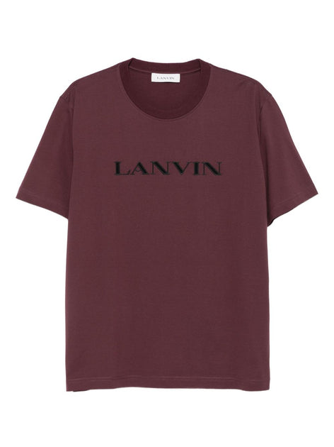 Lanvin Crew Neck T-Shirt Red Small 2