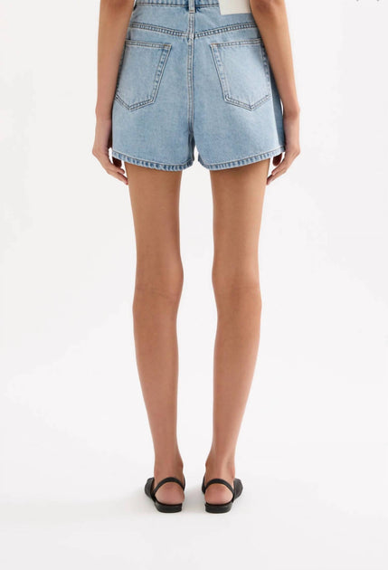 Nude Lucy Organic Denim Mom Short Blue 30 5