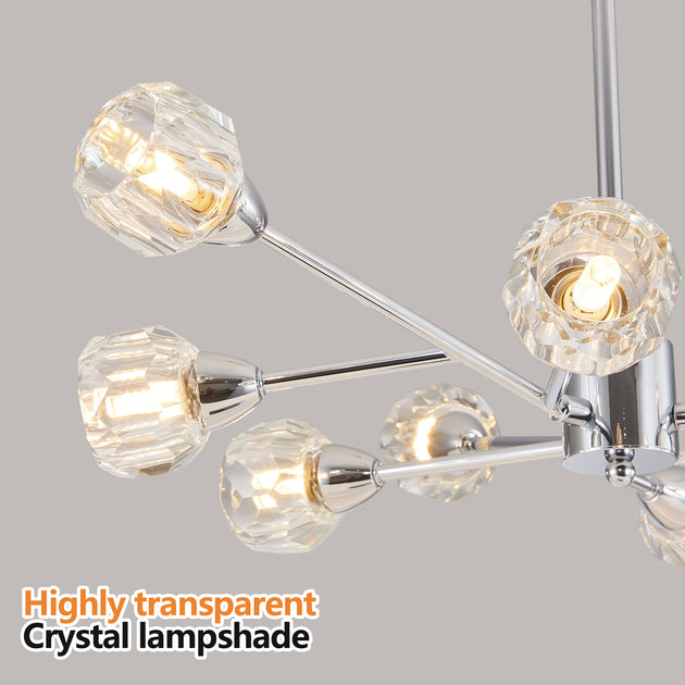 Streamdale 9-Light Chrome Chandelier 4