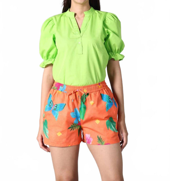 Maude Vivante Garden Art Shorts Multi Medium 2