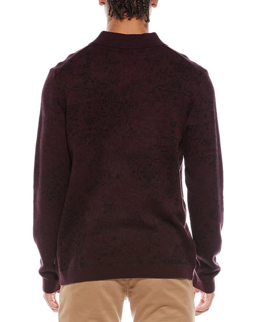 John Varvatos Oliver Sweater Red Small 3