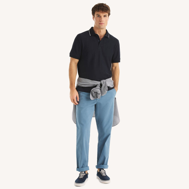 Nautica Classic Fit Herringbone Polo Multi XXLarge 4