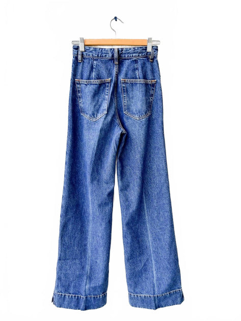 FRAME Slice Flare Leg Jeans Blue 30 4