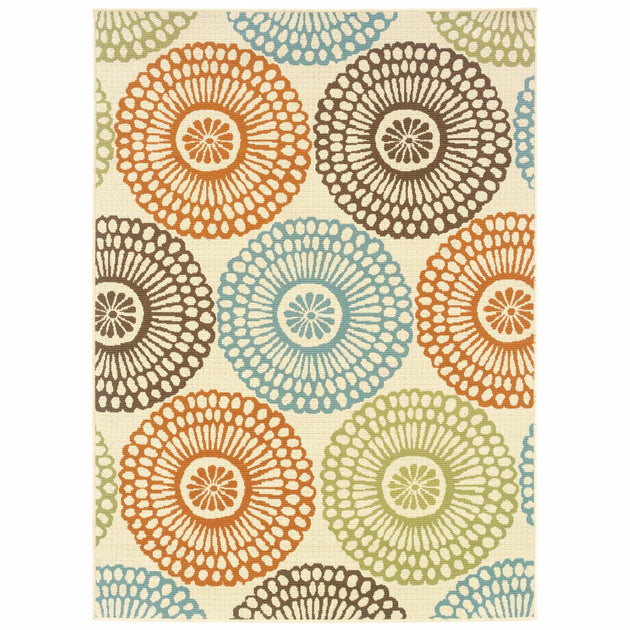 Hivvago Area Rug Beige 2x4 ft 2