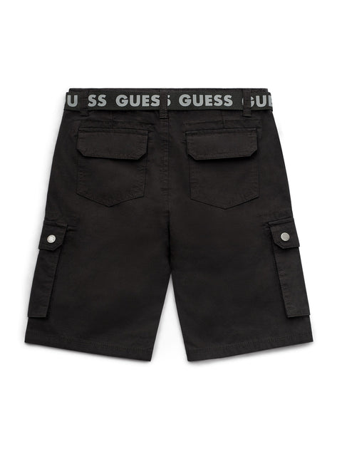 Guess Factory Karter Ripstop Cargo Shorts Black US 8 3