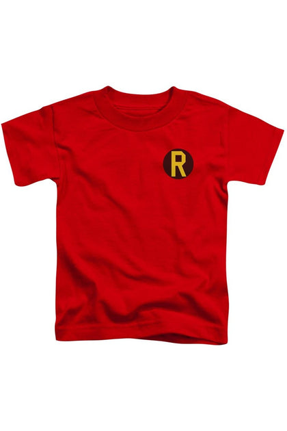 Gildan DC Comics Robin Logo T-Shirt Rot XSmall 2