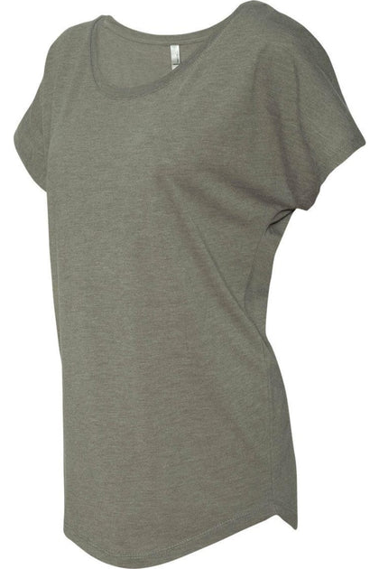 Next Level Womens Triblend Dolman T-Shirt Multi Medium 4