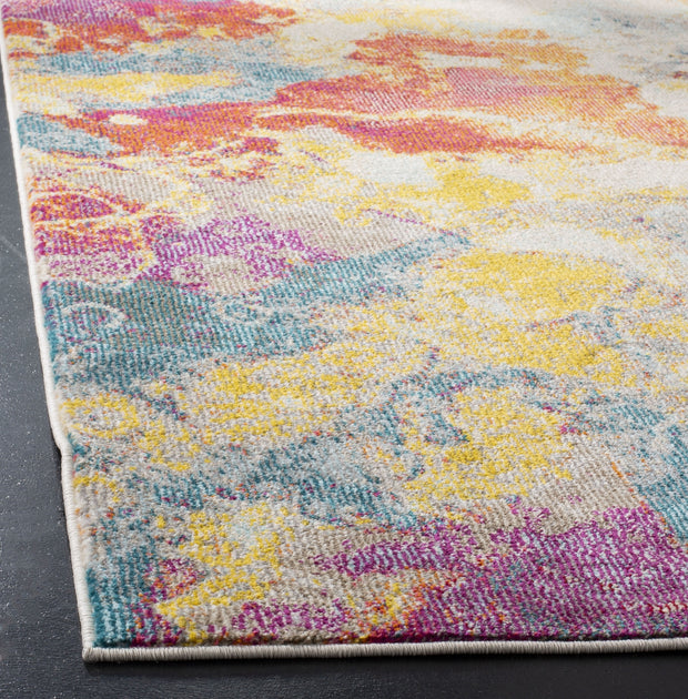 Safavieh Phoenix PHX157 Area Rug Blue/Orange 4