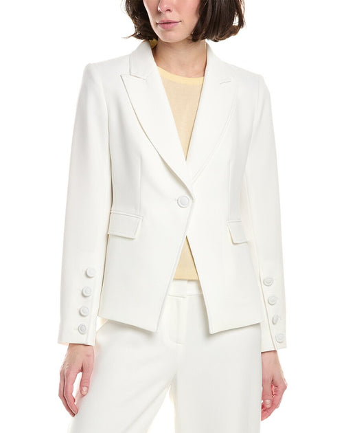 Tahari ASL Petite Blazer White US 6 2