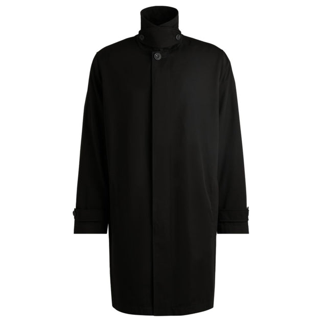Hugo Boss Regular-fit Coat Black XLarge 2