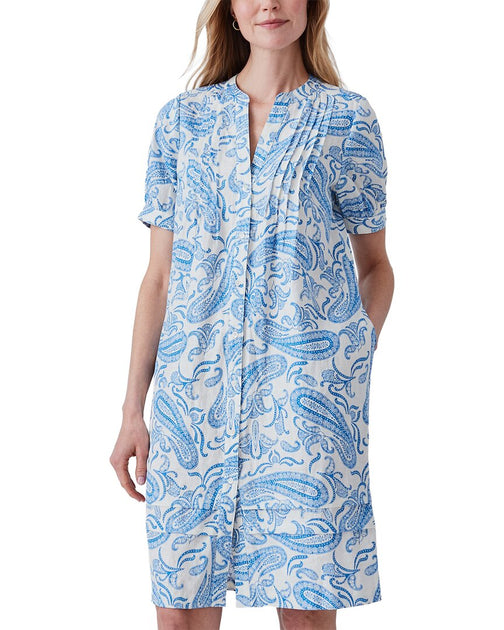 J.McLaughlin Gianna Leinenkleid Weiß XL 2