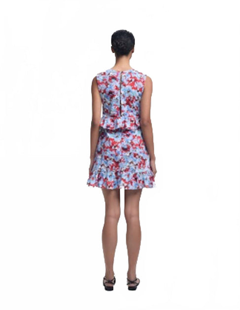 Kika Vargas Paige Mini Dress Blue US 8 3