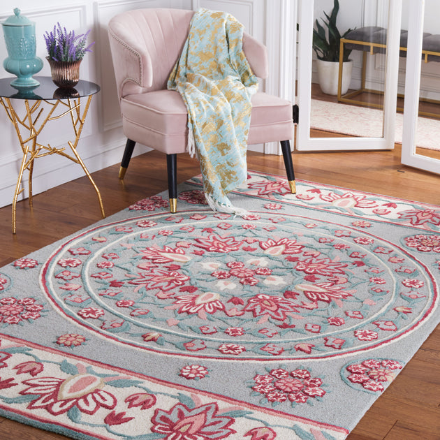 Safavieh Bellagio Area Rug Light Grey Ivory 2