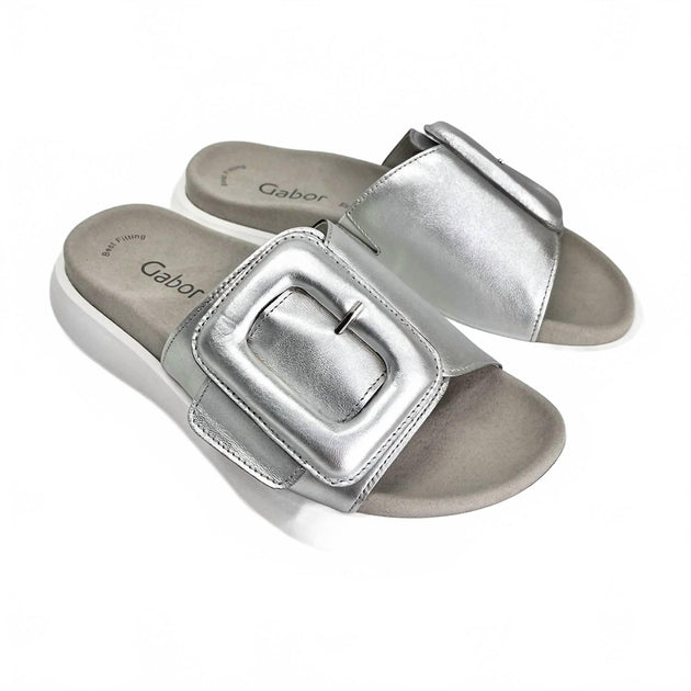Gabor 63.751 Sandal Silver EU 39 3