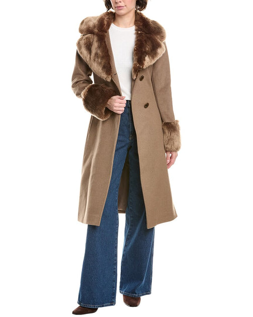 Via Spiga Wool-blend Belted Coat ShopSimon1