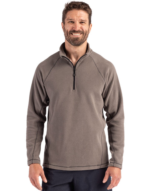 Clique Powder Recycled Fleece Quarter Zip Pullover Black XLarge 2
