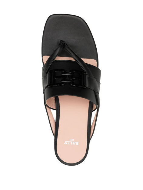 Bally Elia Flats Black US 7 2