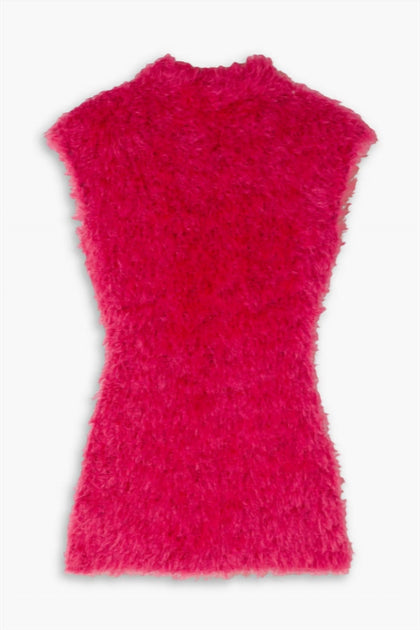 Gauchere Faux Fur Tank Pink US 2 4
