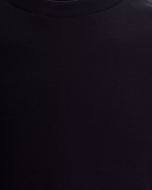Herno Knit Effect T-Shirt Black EU 52 4