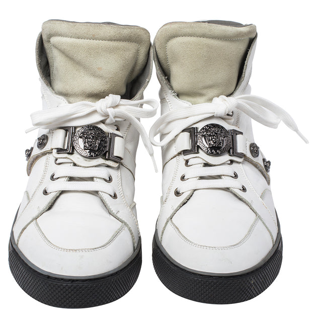 Versace Medusa High Top Sneakers White EU 45 4