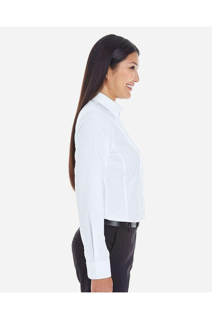 Devon & Jones Crown Collection Royal Dobby Dress Shirt White XLarge 3