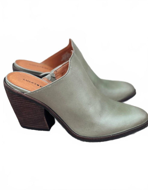 Lucky Brand Lullin Wedge Boot Green US 10 3