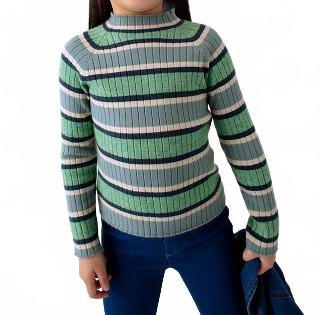 Mayoral Long Sleeve Rib Turtleneck Sweater Multi US 6 2