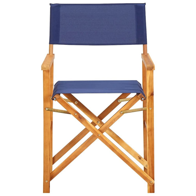 vidaXL Director's Chair Blue 45948 4
