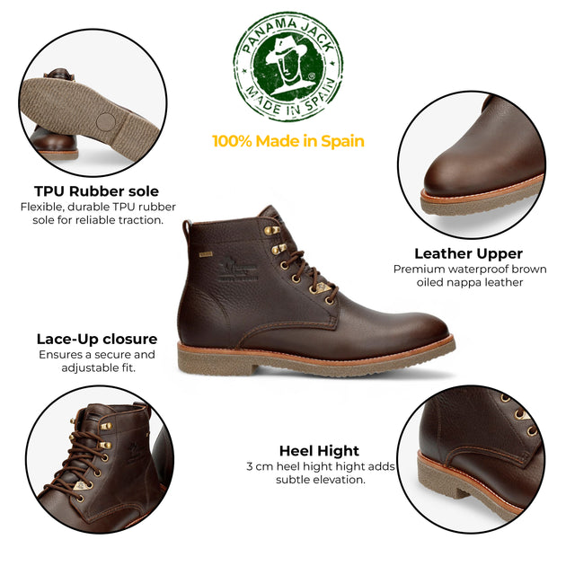 Panama Jack Glasgow GTX C2 Boots Brown EU 40 3