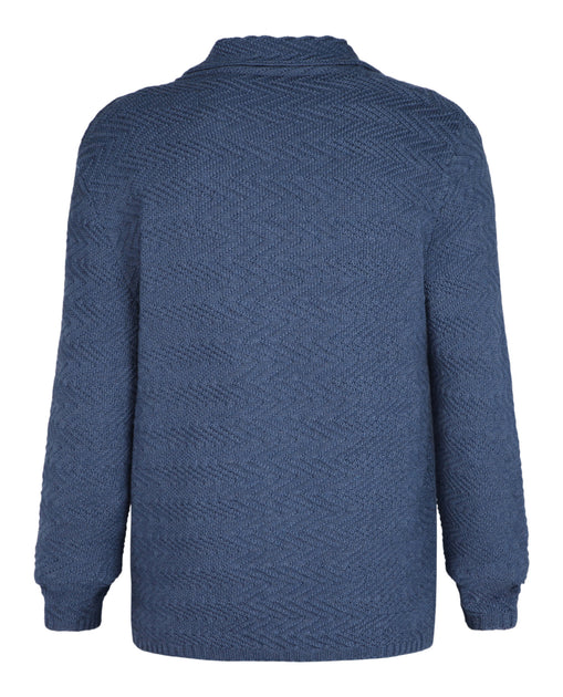 M Missoni Wool Knit Blazer Blue Medium 3