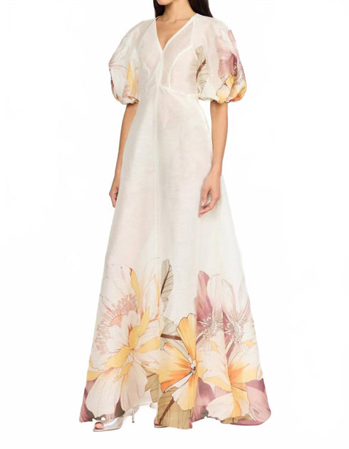 Christy Lynn Reynali Dress Beige Medium 3