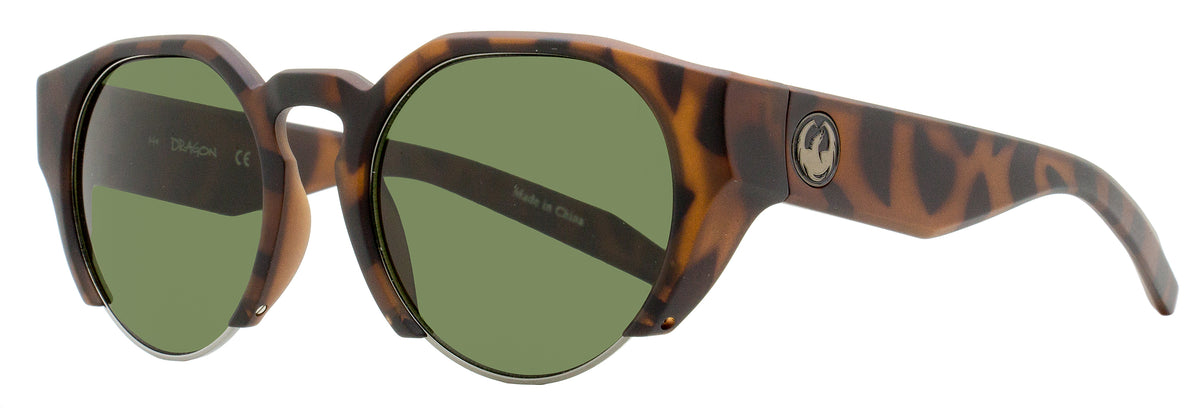 Dragon Compass LL Round Sunglasses Matte Tortoise 51mm 2