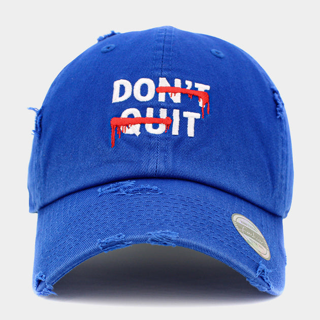 FASHNZFAB Dont Quit Baseball Cap Blue 2
