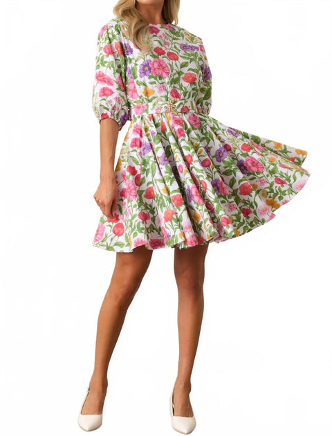 Prosperina Fallon Swing Dress Multi Small 3