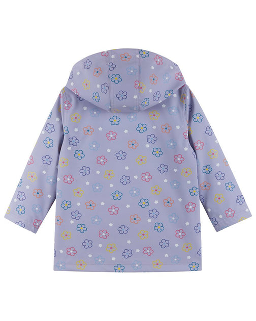 Andy & Evan Light Purple Floral Rain Coat Purple US 3T 3