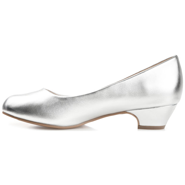 Journee Collection Saar Pump Grey US 7.5 3