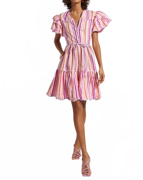 CELiA B Baba Voyager Mini Dress Pink Small 2