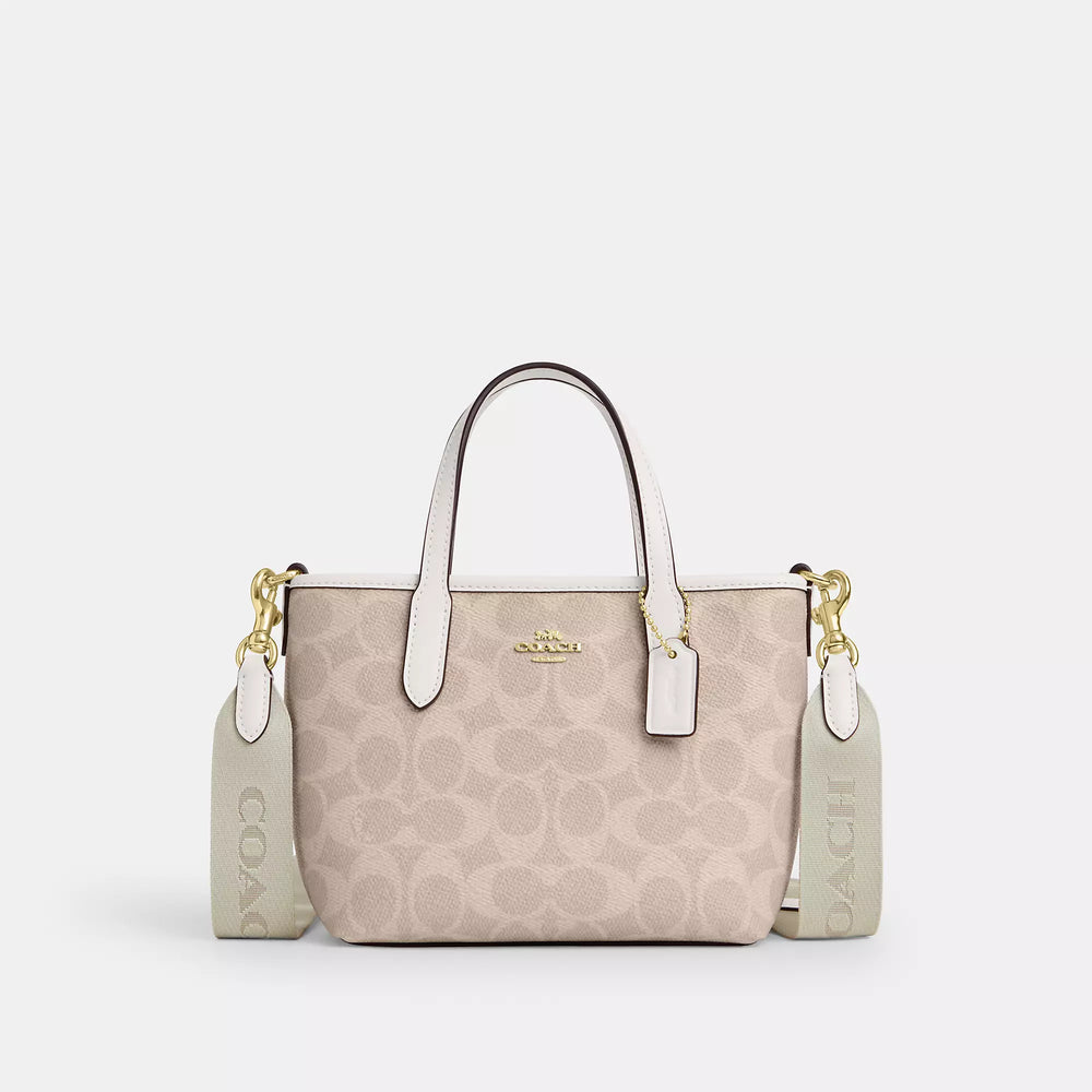 Coach Outlet City Mini Tote Bag In Signature Canvas | ShopSimon