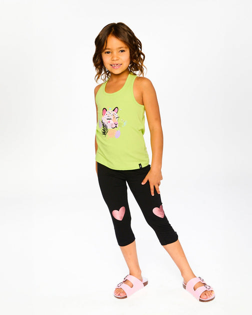 Deux par Deux Tank Top Lime Green US 8 3