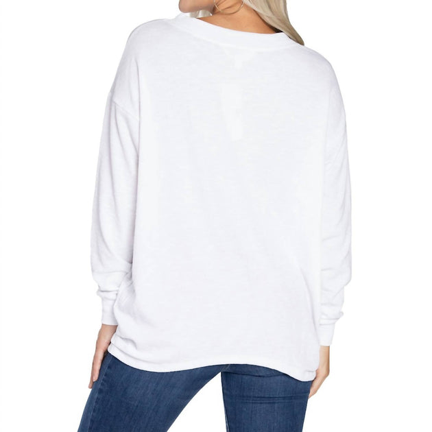 Flying Colors Apparel Bailey V-Ausschnitt Tunika Weiß Medium 3