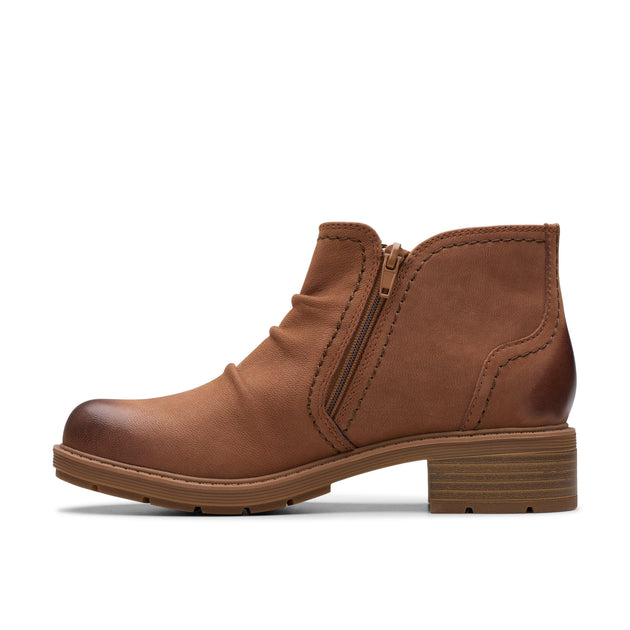 Clarks Hearth Clara Ankle Boot Brown US 12 3