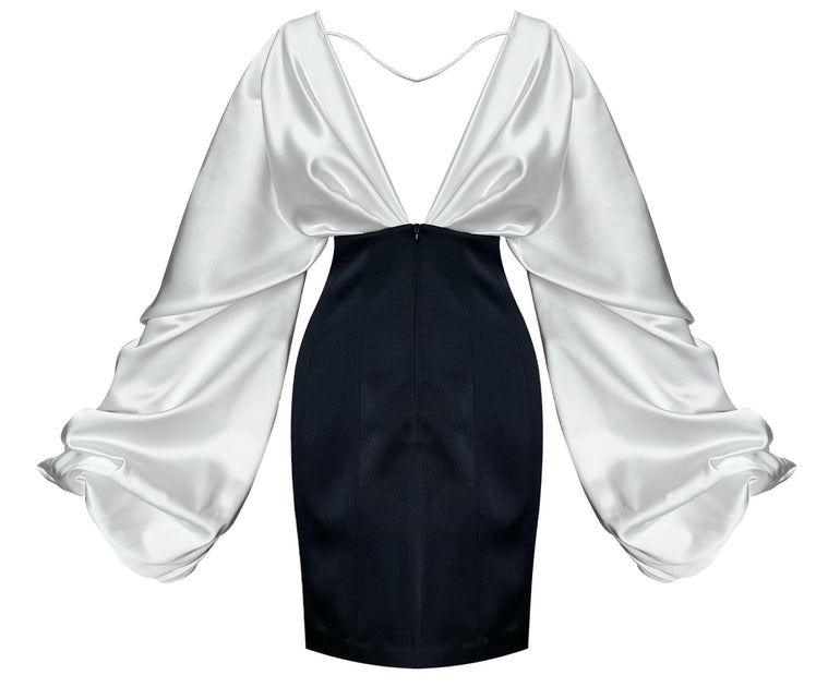 Gigiis Libre Luxus Kleid Spider Schwarz XS 3