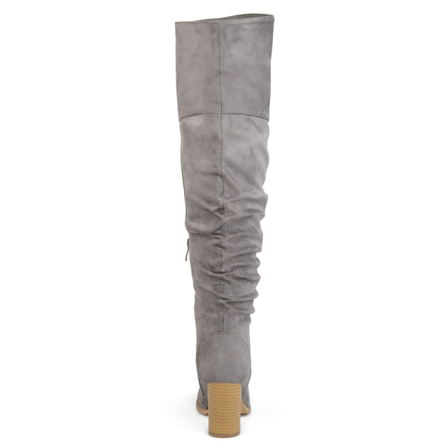 Journee Collection Kaison Thigh-High Boot Gold US 10 4