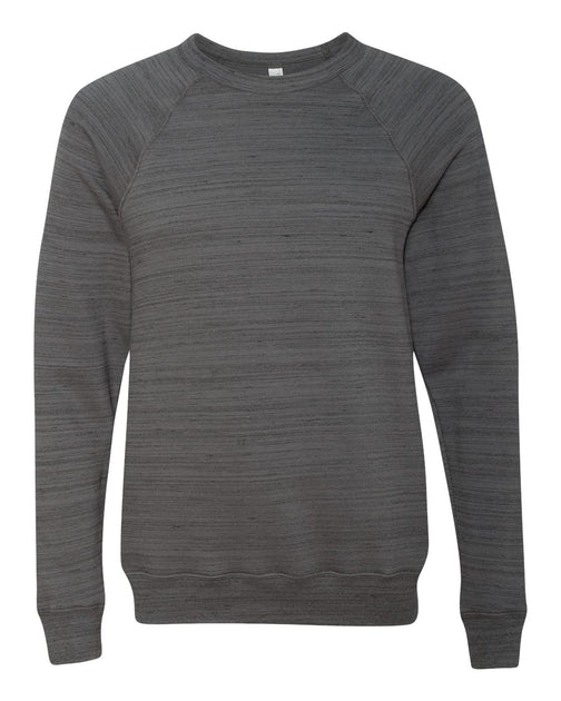 Burnside Raglan Crewneck Sweatshirt Grey Small 3