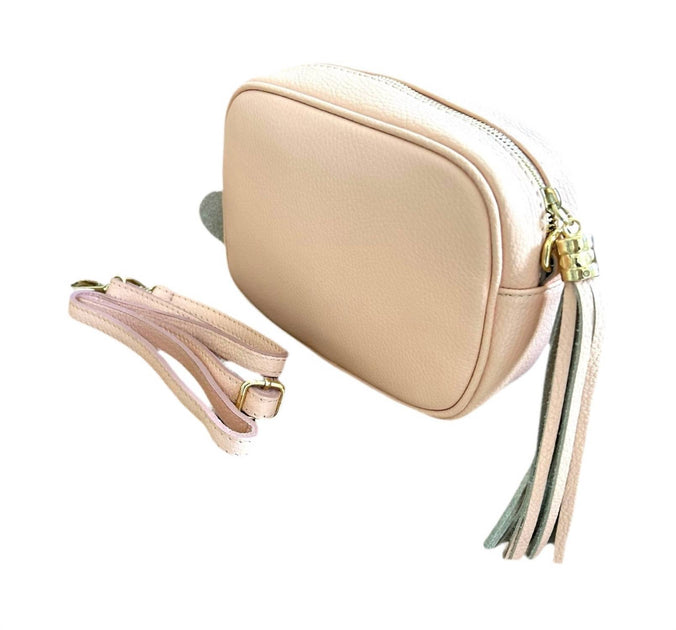 Cadenza Italy Camera Crossbody Bag Beige One Size 4
